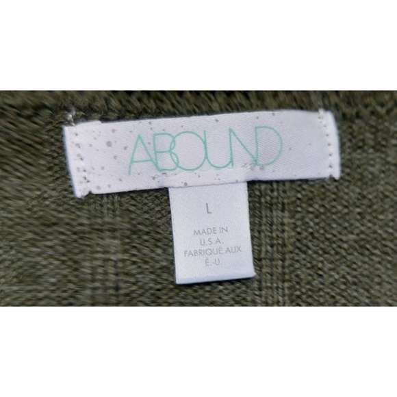 NWOT Abound Cardigan Sweater Size L Green - Picture 7 of 9